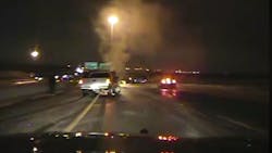 A Nebraska State Patrol trooper was struck by a vehicle while assisting a motorist this week in Omaha. A Nebraska State Patrol trooper was struck by a vehicle while assisting a motorist this week in Omaha.