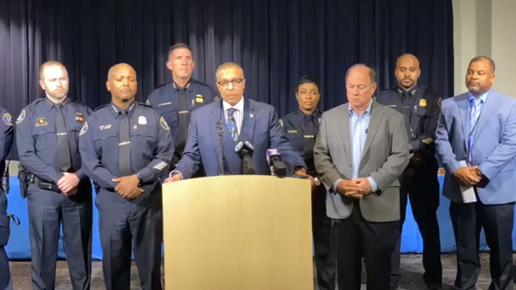 A day after a bloody gunfight on the city&apos;s west side that left Detroit Police Officer Rasheen McClain dead and another officer in the hospital, Chief James E. Craig said it was a dark and painful time for the department.
