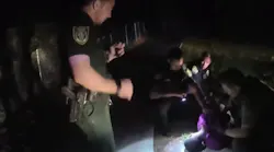 Immediately after detaining the suspect both law enforcement officers fell ill and the deputy's pupils became abnormally pinpointed, his face was pale and nauseous and he began to vomit.