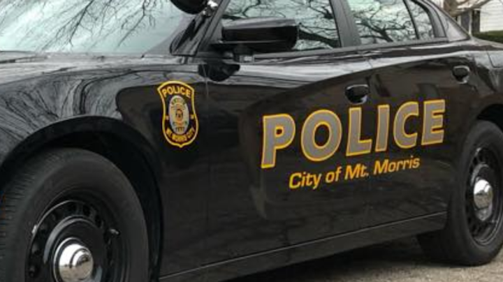 Mt. Morris City Police Officer Kevin Mihailoff is being credited with saving a driver from a submerged car on Tuesday.
