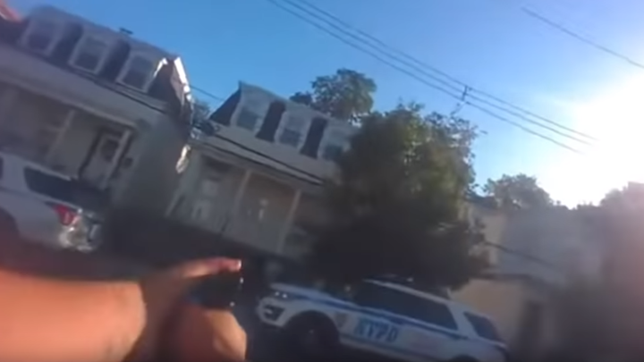 The NYPD on Friday released dramatic body camera footage that shows the moment a Staten Island man pulled out a gun and shot at police officers, sparking a wild gunfight that left the suspect dead and one cop shot in the hand.