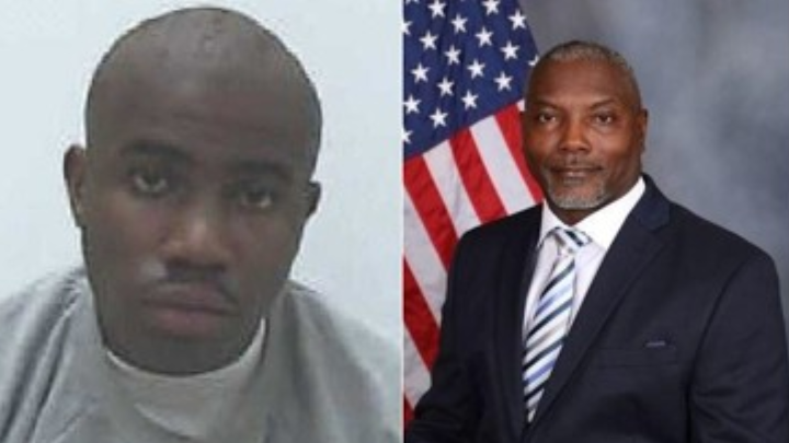 Alvin Theodore Hester Jr., left, and Investigator Cecil Ridley