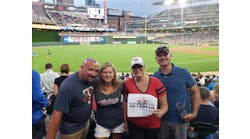 On August 23, 2019, Justin, a Law Enforcement Officer/Active First Responder attended the Minnesota Twins vs. Detroit Tigers game. Tickets were donated by the Minnesota Twins organization.
