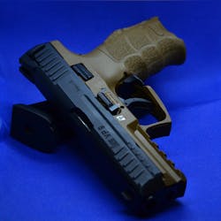 The VP9 has a relief cut under the triggerguard, which allows the hand to get closer to the axis of the bore. The VP9 has a relief cut under the triggerguard, which allows the hand to get closer to the axis of the bore.