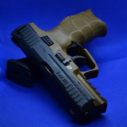 The VP9 has a relief cut under the triggerguard, which allows the hand to get closer to the axis of the bore.