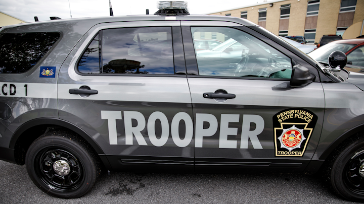 A Pennsylvania State Police trooper was attempting to conduct a welfare check on someone at a residence in Nelson Township Tuesday afternoon.