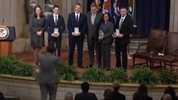 Attorney General William P. Barr and Justice Department leadership on Tuesday announced the recipients of the Third Annual Attorney General’s Award for Distinguished Service in Policing, recognizing the exceptional work of 19 law enforcement officers. Attorney General William P. Barr and Justice Department leadership on Tuesday announced the recipients of the Third Annual Attorney General’s Award for Distinguished Service in Policing, recognizing the exceptional work of 19 law enforcement officers.