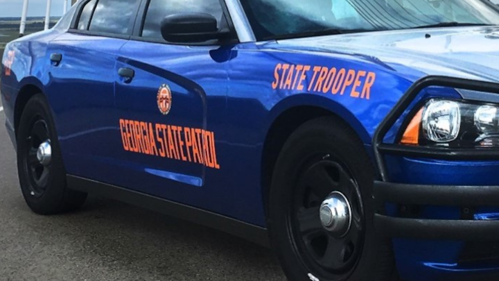 A Georgia State Patrol trooper’s attempt to stop a fleeing vehicle ended Monday night when the suspect’s SUV and the trooper’s cruiser overturned.