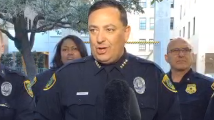 A Houston police officer accidentally shot himself Tuesday as the result of his gun holster's design, Police Chief Art Acevedo told reporters.
