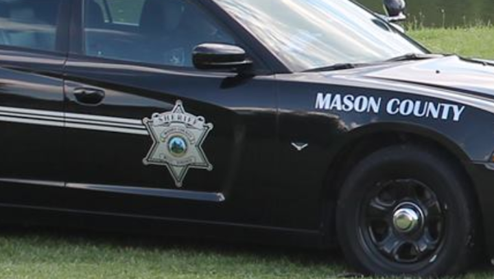 Mason County Sheriff’s Deputy Matt McCormick was escorted home via motorcade Monday evening.
