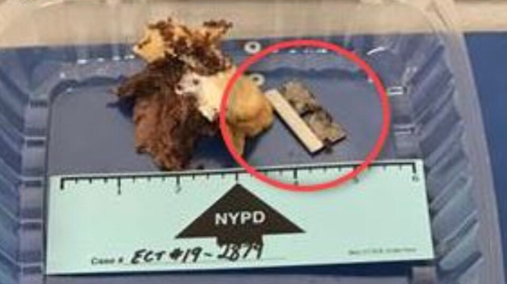 The rusty razor that ended up in a cop’s sandwich purchased at a Queens deli was not put there deliberately, the NYPD’s top cop said Saturday.