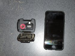 The SEEK Thermal works in conjunction with most smartphones as an app. The SEEK Thermal works in conjunction with most smartphones as an app.