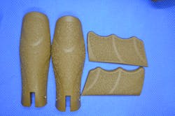 The VP9 has removable grip panels, which actually change the feel of the palm swell in the hand. The texture of these parts is aggressive enough for bare or gloved hands. The VP9 has removable grip panels, which actually change the feel of the palm swell in the hand. The texture of these parts is aggressive enough for bare or gloved hands.