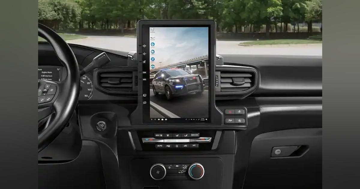 A 12.1 inch Integrated Computer Screen for the 2020 Police Interceptor ...