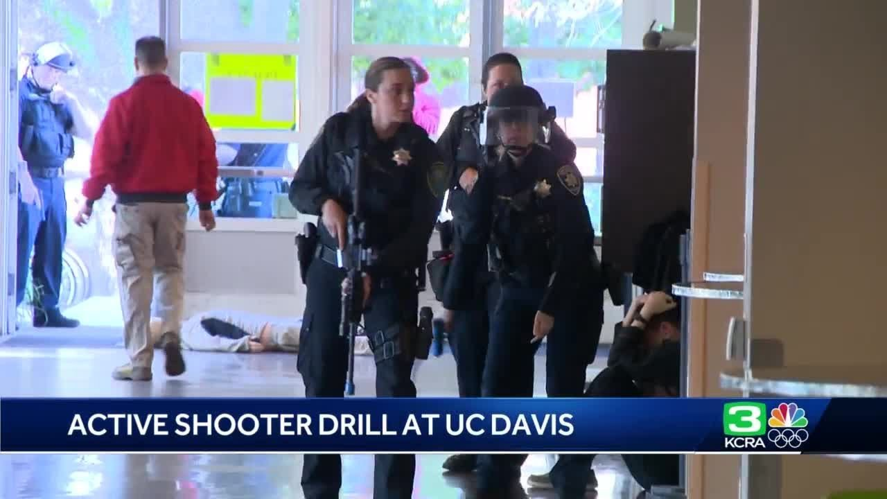 Active Shooter Drill Held at UC Davis to Prepare First Responders for ...