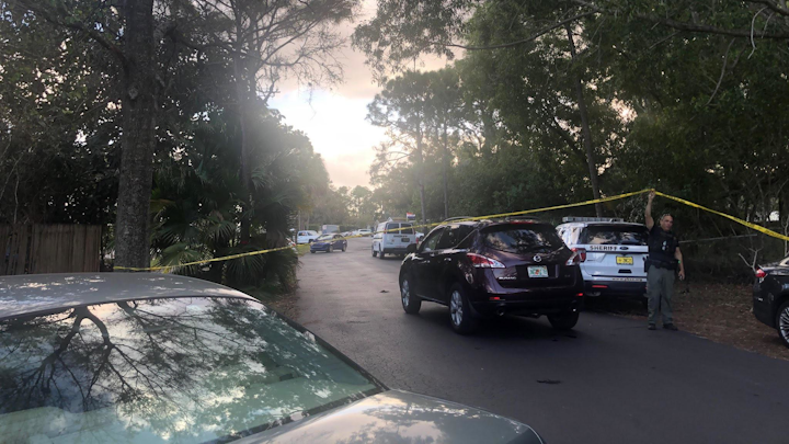 A Palm Beach County Sheriff's Office deputy was struck and injured by a vehicle while apprehending suspects in a suspicious vehicle. The deputy's injuries were not believed to be life-threatening.