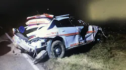 Augusta County Sheriff's Deputy Michael Stogdale, who was involved in a single-vehicle crash early Sunday morning while responding to a call, was charged with reckless driving after he was extricated from the wreckage by firefighters.