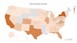 Law enforcement officer deaths by suicide once again exceeded line-of-duty deaths. Law enforcement officer deaths by suicide once again exceeded line-of-duty deaths.