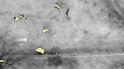 Harris County Constable Precinct 5 deputies used the agency's new unmanned aerial vehicle to track down multiple suspects who fled authorities following an attempted traffic stop Saturday evening.