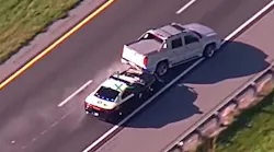 Newly released dashboard camera footage shows a dramatic high-speed pursuit along the Florida Turnpike last week involving a stolen vehicle.