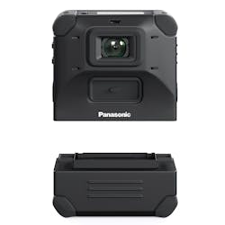 The Next Generation BWC from Panasonic i-PRO Sensing Solutions Co., features a user swappable battery able to run a full 12-hour shift.