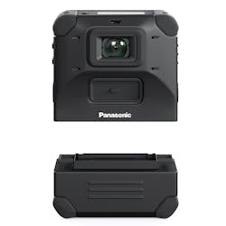 The Next Generation BWC from Panasonic i-PRO Sensing Solutions Co., features a user swappable battery able to run a full 12-hour shift. The Next Generation BWC from Panasonic i-PRO Sensing Solutions Co., features a user swappable battery able to run a full 12-hour shift.