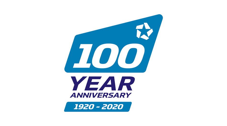 Copp 100 Logo Blue
