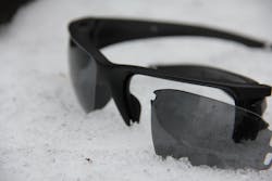 On the other side of the lens is a seat point. A ridge runs along the inside of the frame to hold them in place. On the other side of the lens is a seat point. A ridge runs along the inside of the frame to hold them in place.