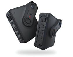 The BWX-100 body-worn camera (seen here) took quite a different direction when compared with the BodyVISION. This more modern style features a Lithium-Ion Polymer 12-hour battery life (at 720p HD) and a 129-degree horizontal and 140-degree diagonal field of view. It's built-in Wi-Fi and Bluetooth allows live video review and bidirectional activation - which means the in-car system can activate the camera, the camera can activate the in-car system, and the BWX-100 can activate another BWX-100 (provided you have the TB-100 Bluetooth Transmitter). The BWX-100 body-worn camera (seen here) took quite a different direction when compared with the BodyVISION. This more modern style features a Lithium-Ion Polymer 12-hour battery life (at 720p HD) and a 129-degree horizontal and 140-degree diagonal field of view. It's built-in Wi-Fi and Bluetooth allows live video review and bidirectional activation - which means the in-car system can activate the camera, the camera can activate the in-car system, and the BWX-100 can activate another BWX-100 (provided you have the TB-100 Bluetooth Transmitter).