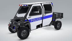 The John Deere four door model. The John Deere four door model.