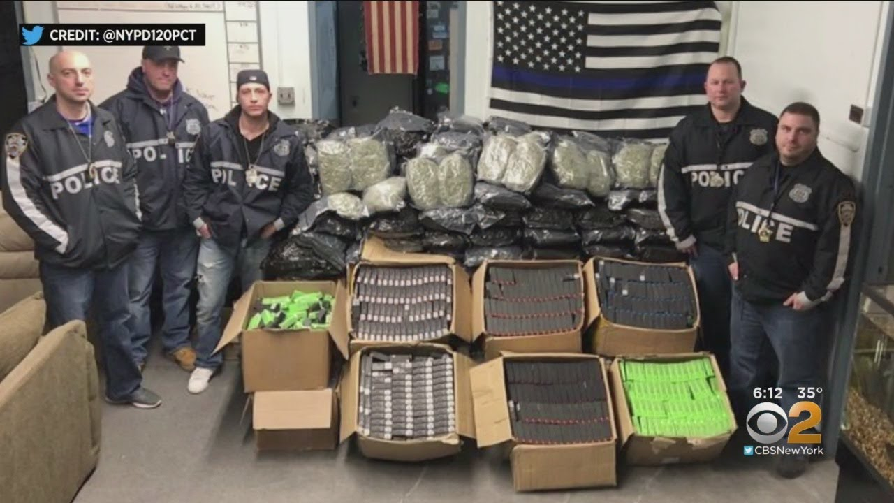 NYPD Finds Large Drug Stash During Raid Officer