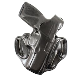 The DeSantis Gunhide #002 Speed Scabbard&circledR; holster with the Taurus G3.