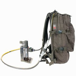 A remote pendant with adjustable lead (up to 5&rsquo;) controls operation and shows real time battery charge. The backpacked power pack allows one operator to work faster, easier and quieter.