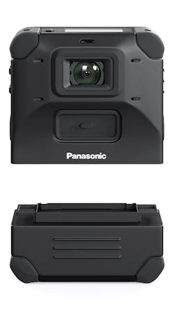 The Panasonic i-PRO Sensing Solutions Body Worn Camera.