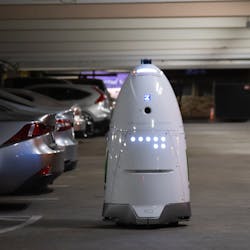 Robots from Knightscope, like this K3 Indoor Autonomous Security Robot, allow law enforcement to keep the streets safe by using them for patrol. Robots from Knightscope, like this K3 Indoor Autonomous Security Robot, allow law enforcement to keep the streets safe by using them for patrol.