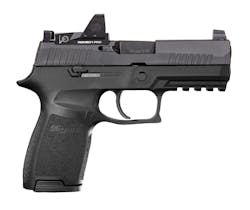 The SIG Sauer P320 Compact RXP pistol.