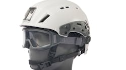 The ESS Profile Pivot goggle mounted on a Team Wendy EXFIL Ballistic Helmet.