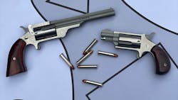 The long barrel Ranger gives a much better sight radius. These tiny guns are recommended for deeply concealed backups and trail guns for outdoor exploring. The long barrel Ranger gives a much better sight radius. These tiny guns are recommended for deeply concealed backups and trail guns for outdoor exploring.