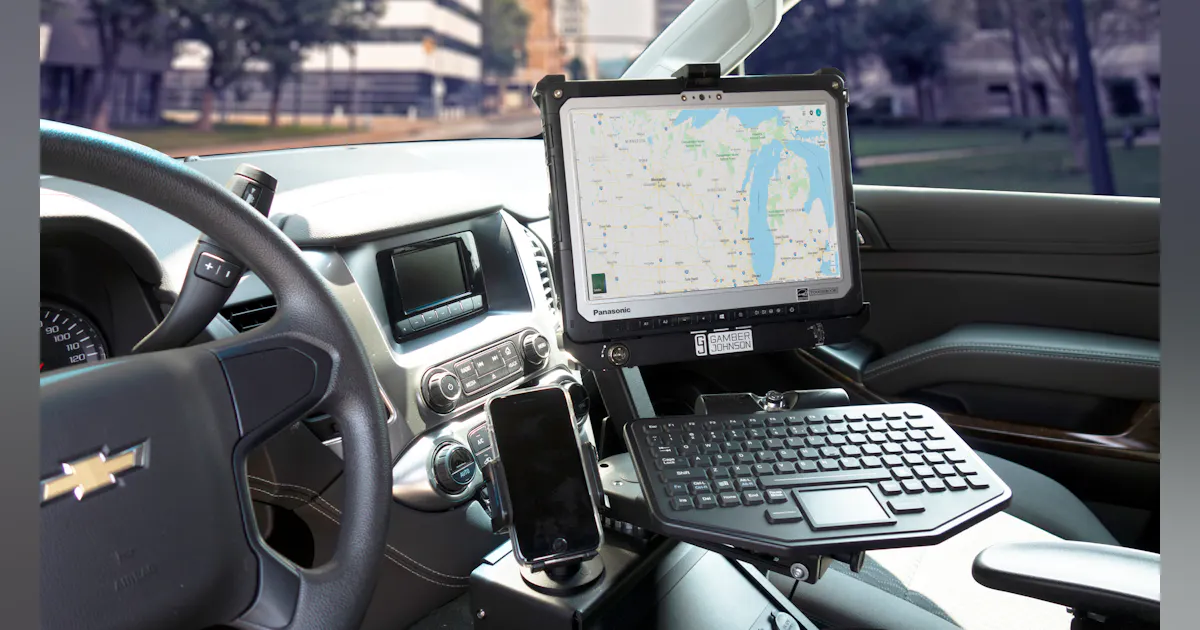 The TrimLine Vehicle Docking Station for the Toughbook 33 | Officer