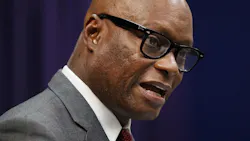 Former Dallas police Chief attends a farewell ceremony for police Interim Superintendent Charlie Beck at police headquarters, April 15, 2020. Former Dallas police Chief attends a farewell ceremony for police Interim Superintendent Charlie Beck at police headquarters, April 15, 2020.