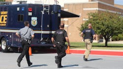 Several active shooters have barricaded their victims in and the police out by various means in the past. We need to be aware of and try to mitigate this challenge if it's possible. Several active shooters have barricaded their victims in and the police out by various means in the past. We need to be aware of and try to mitigate this challenge if it's possible.