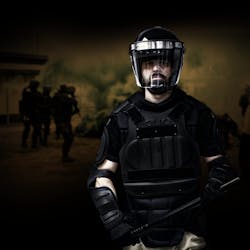 EDI-USA’s PROTEC-X high tactical anti-riot suit launched in 2018 for maximum crowd control operations. EDI-USA’s PROTEC-X high tactical anti-riot suit launched in 2018 for maximum crowd control operations.