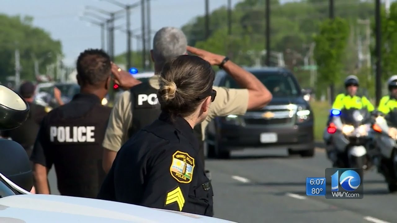 Retiring Virginia Beach Police Chief Given Fitting Send Off | Officer