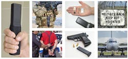 The Metal-Tec HD-1500 metal detector is capable of silently notifying the officer of concealed contraband. The Metal-Tec HD-1500 metal detector is capable of silently notifying the officer of concealed contraband.