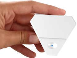 A Safe Zone Gunfire Detection sensor. A Safe Zone Gunfire Detection sensor.