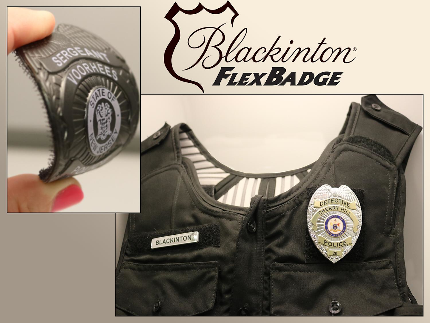 FlexBadge Lightweight 3D Flexible Badge Emblem From Blackinton, V.H