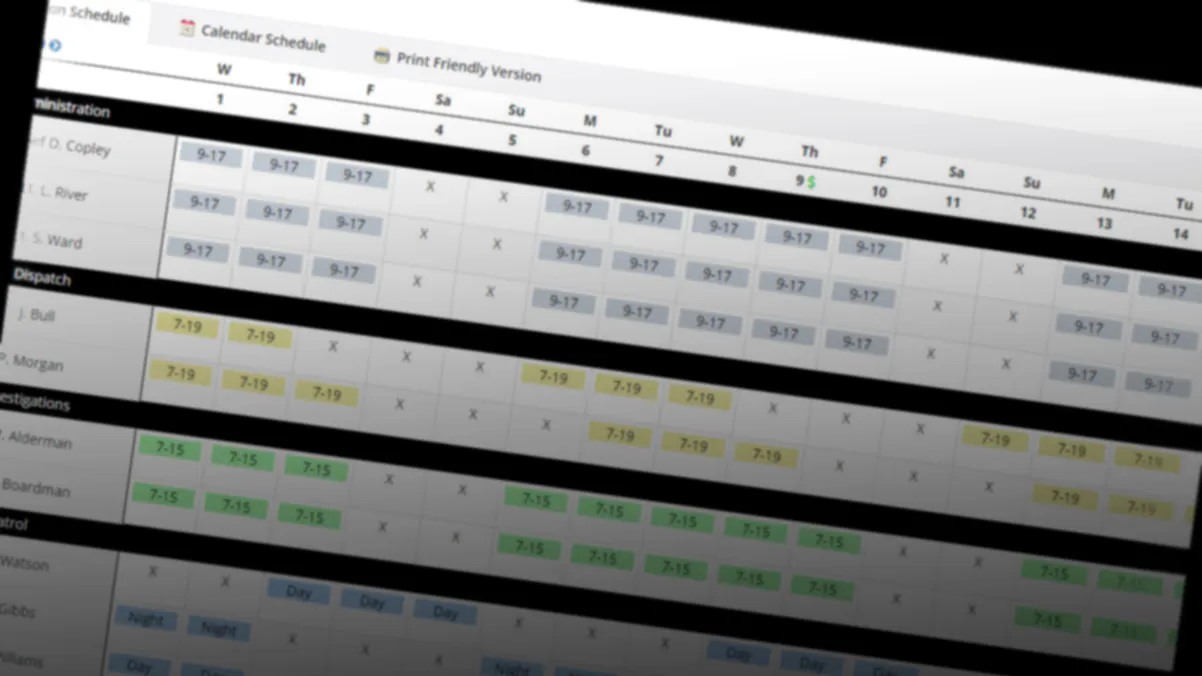 How Lancaster City PD Found a Solution for Managing Personnel Schedules - Vimarsana News