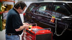 Ford is piloting a new heated sanitization software solution that can help neutralize the COVID-19 virus inside its Police Interceptor Utility vehicles, which helps decrease the potential spread of the virus. Ford is piloting a new heated sanitization software solution that can help neutralize the COVID-19 virus inside its Police Interceptor Utility vehicles, which helps decrease the potential spread of the virus.