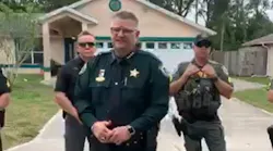 Brevard County Sheriff Wayne Ivey recorded a Facebook live stream in front of the home Delespine Road to issue a final warning to the residents of the home and their visitors.
