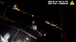 The Louisville Metro Police Department released body camera video of a shooting during a traffic stop that left an officer and suspect wounded on Tuesday.